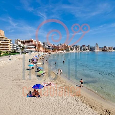 شقة Apartamento Fossa. Primera Linea De Playa. Calpe. Live It Costablanca المظهر الخارجي الصورة
